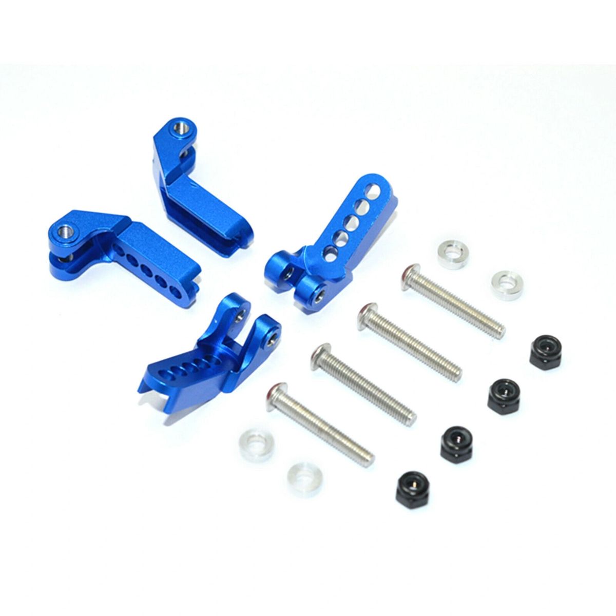 TRX4 Adjustable Shock Mounts 4PC Blue